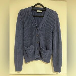 Prada navy button up cardigan